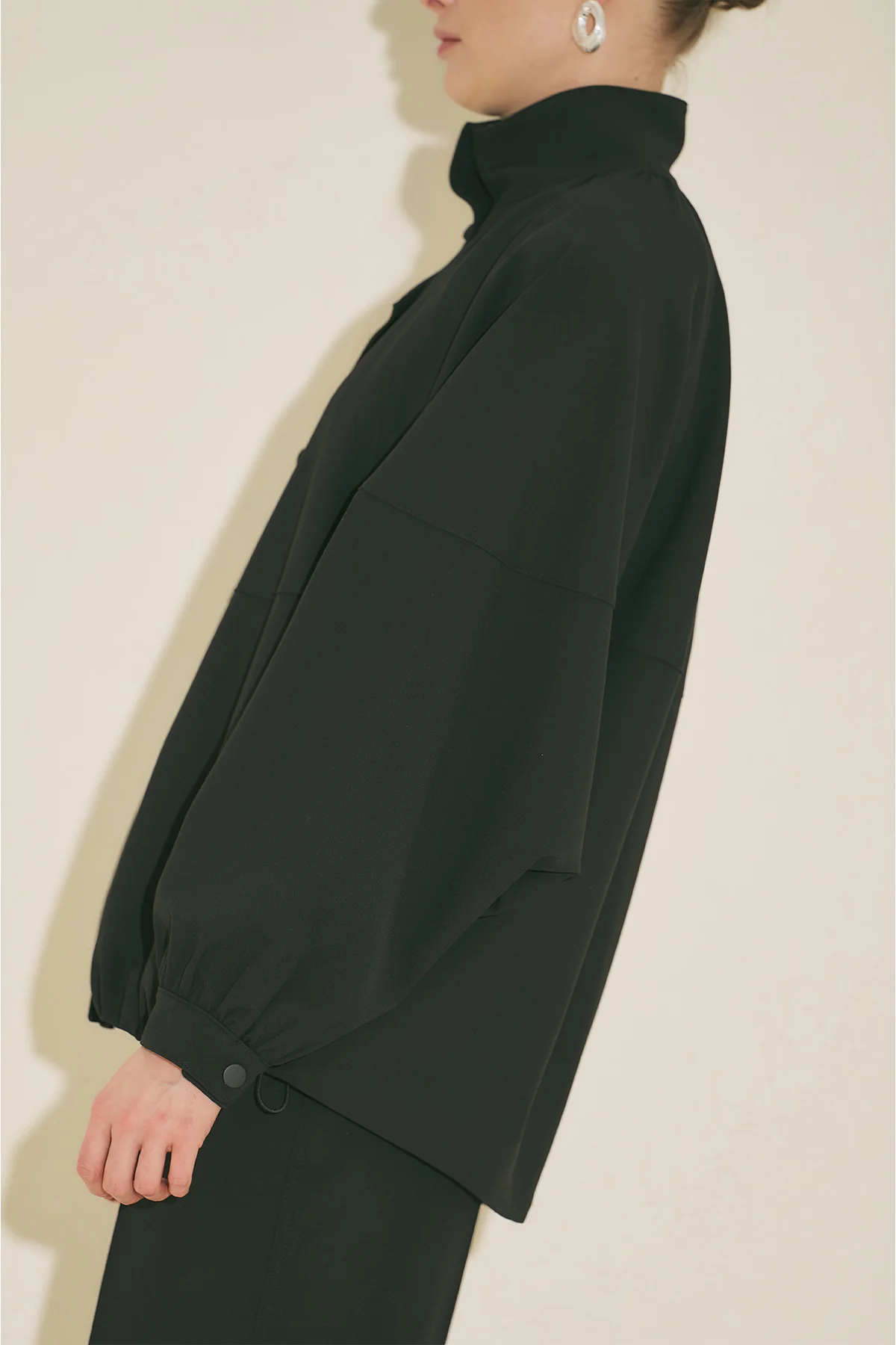 Premium Bomber Jacket Black - Image 14