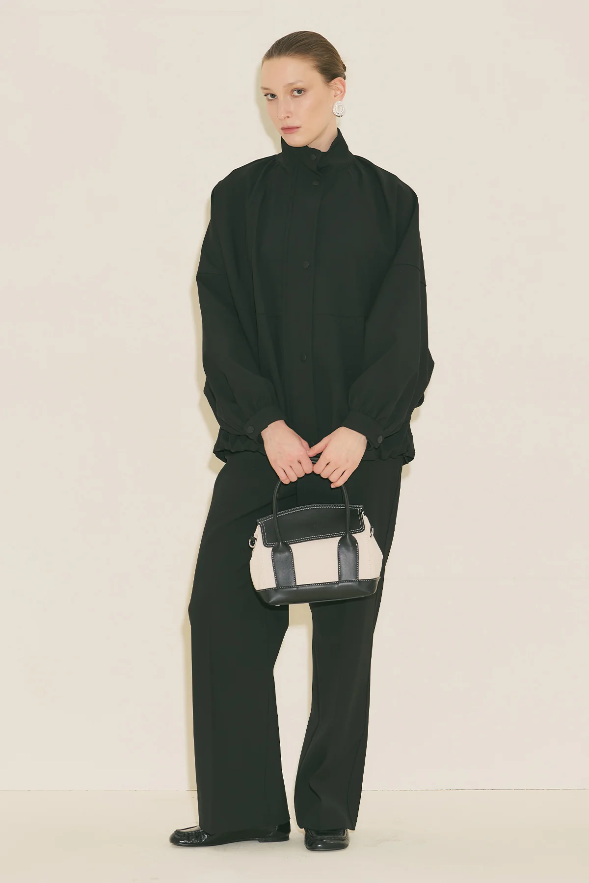 Premium Bomber Jacket Black - Image 2