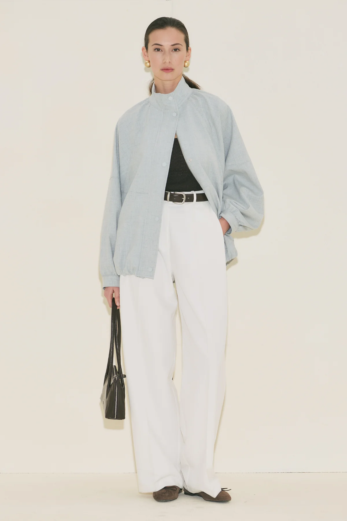 Premium Bomber Jacket Blue - Image 2