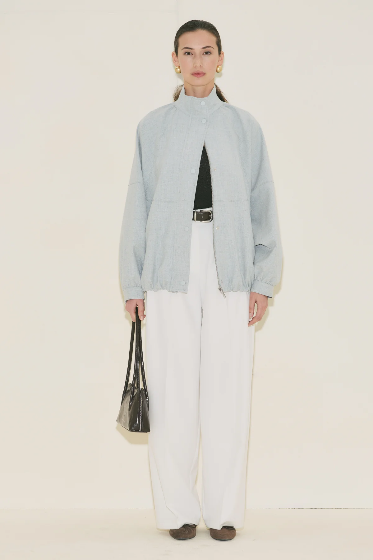 Premium Bomber Jacket Blue - Image 4