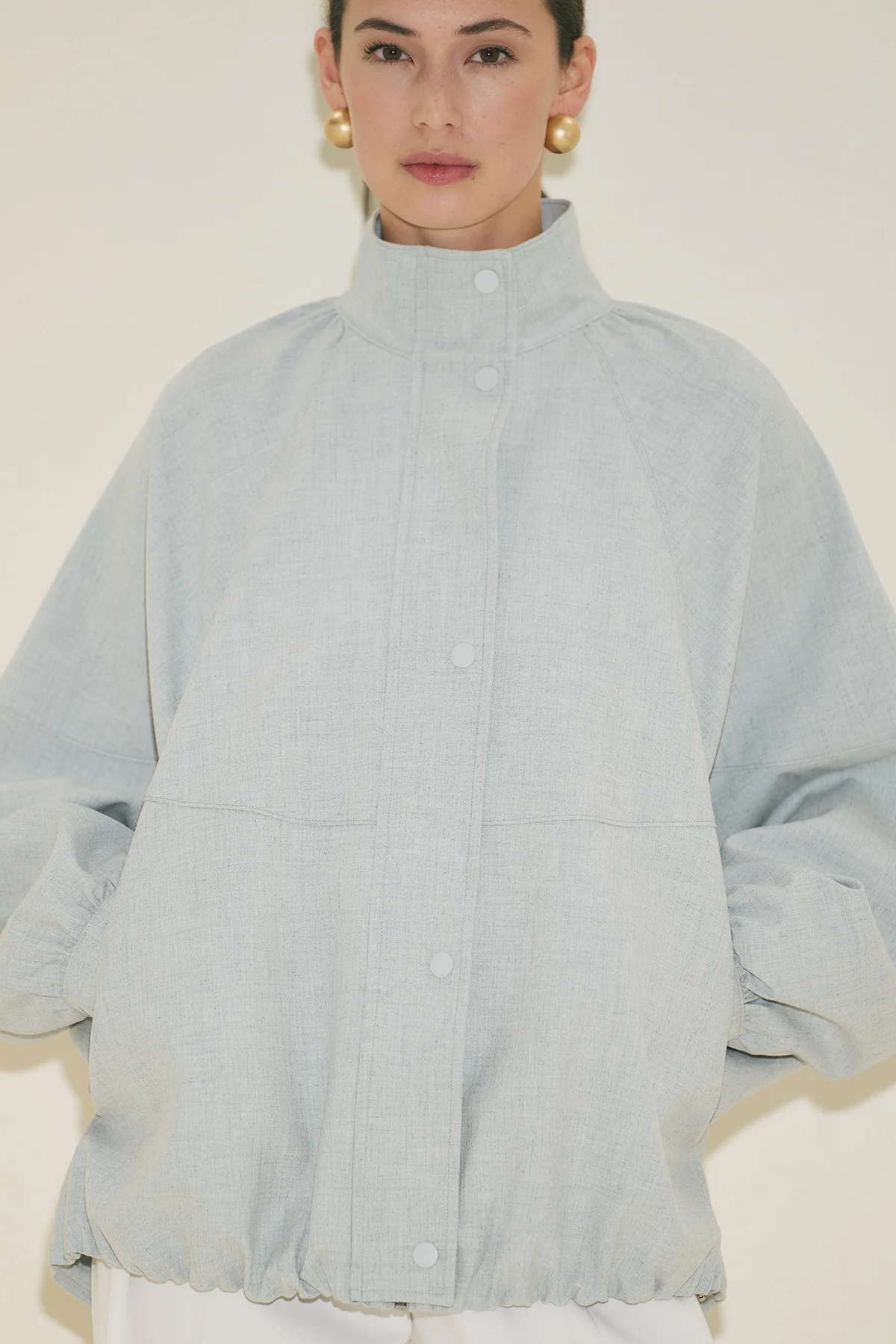 Premium Bomber Jacket Blue - Image 6