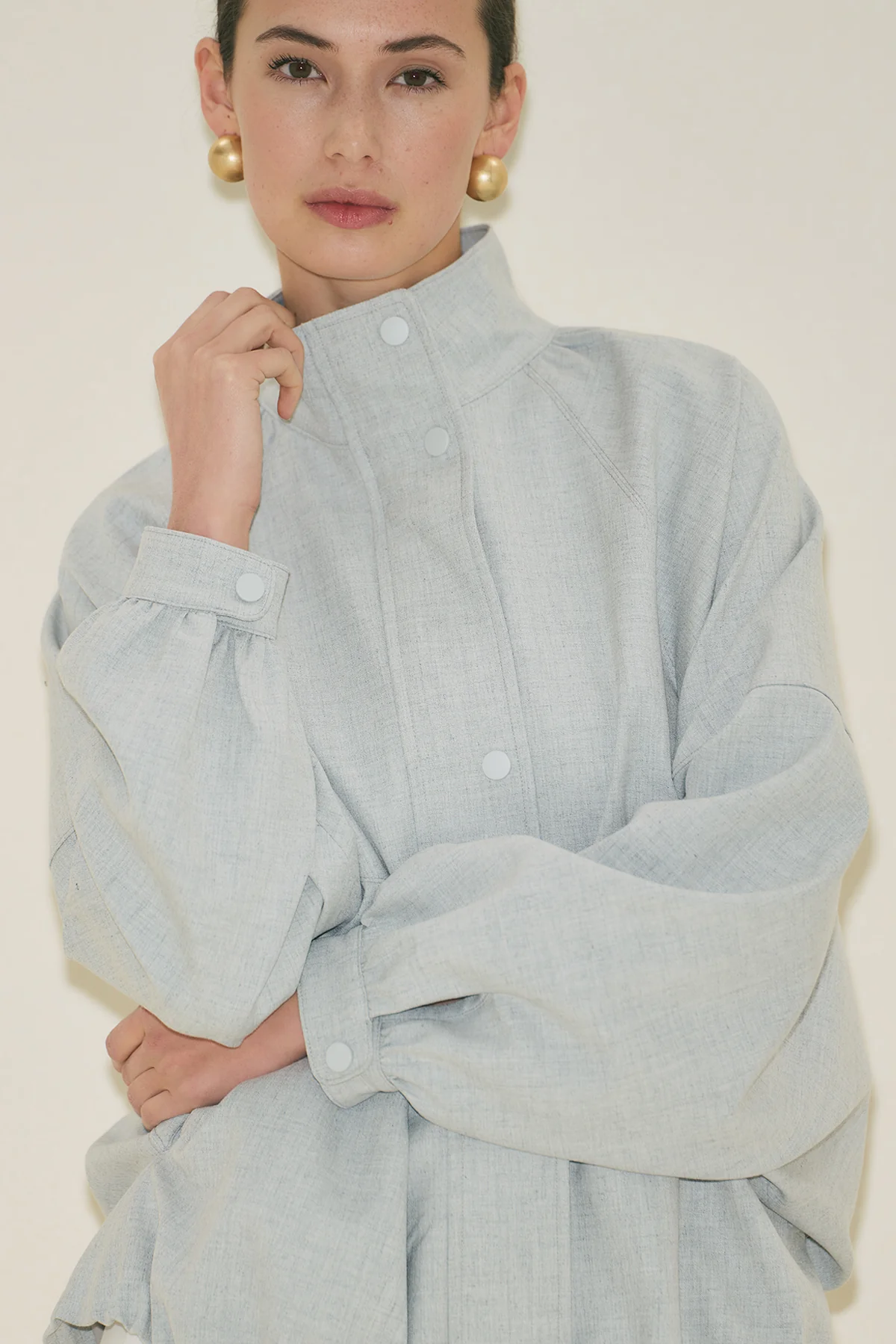 Premium Bomber Jacket Blue - Image 8