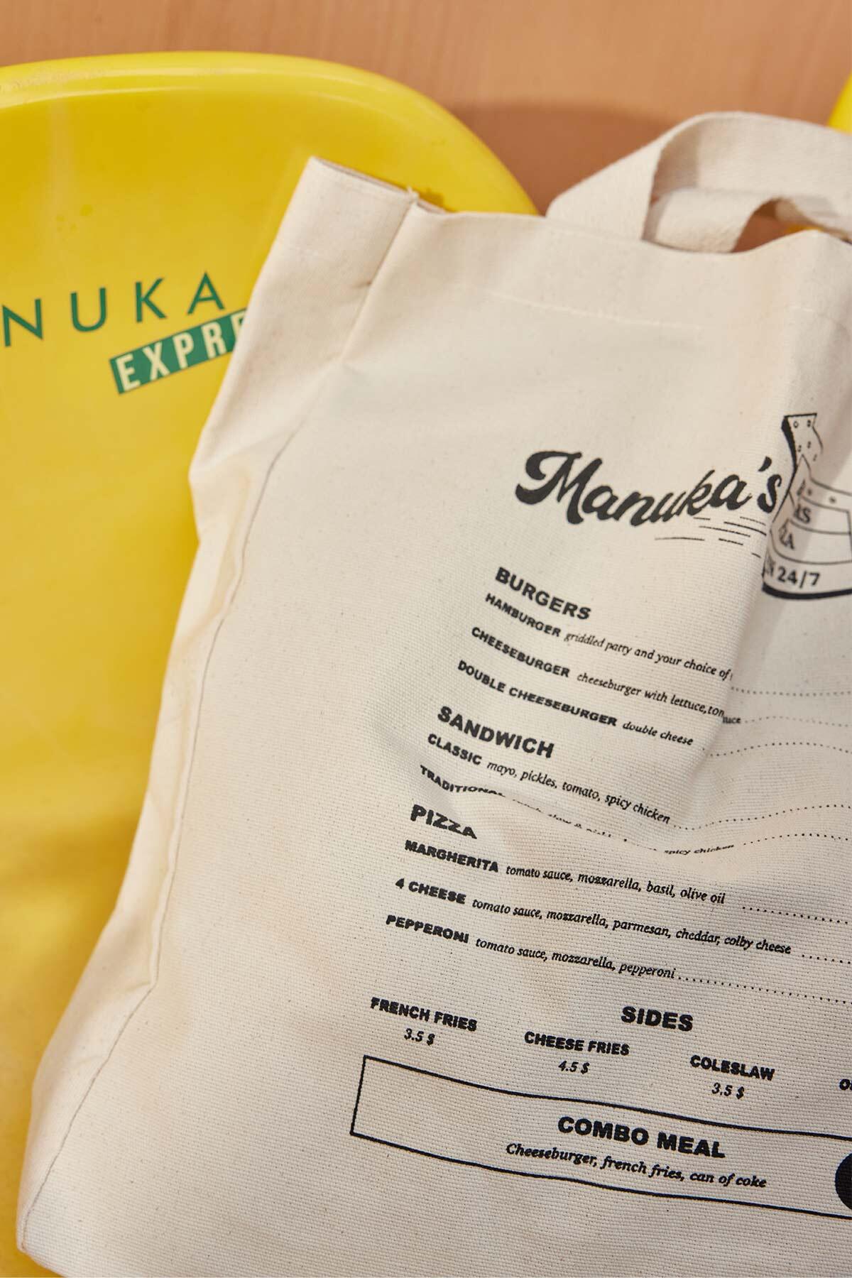 Printed Canvas Bag Manuka Menu - Image 2