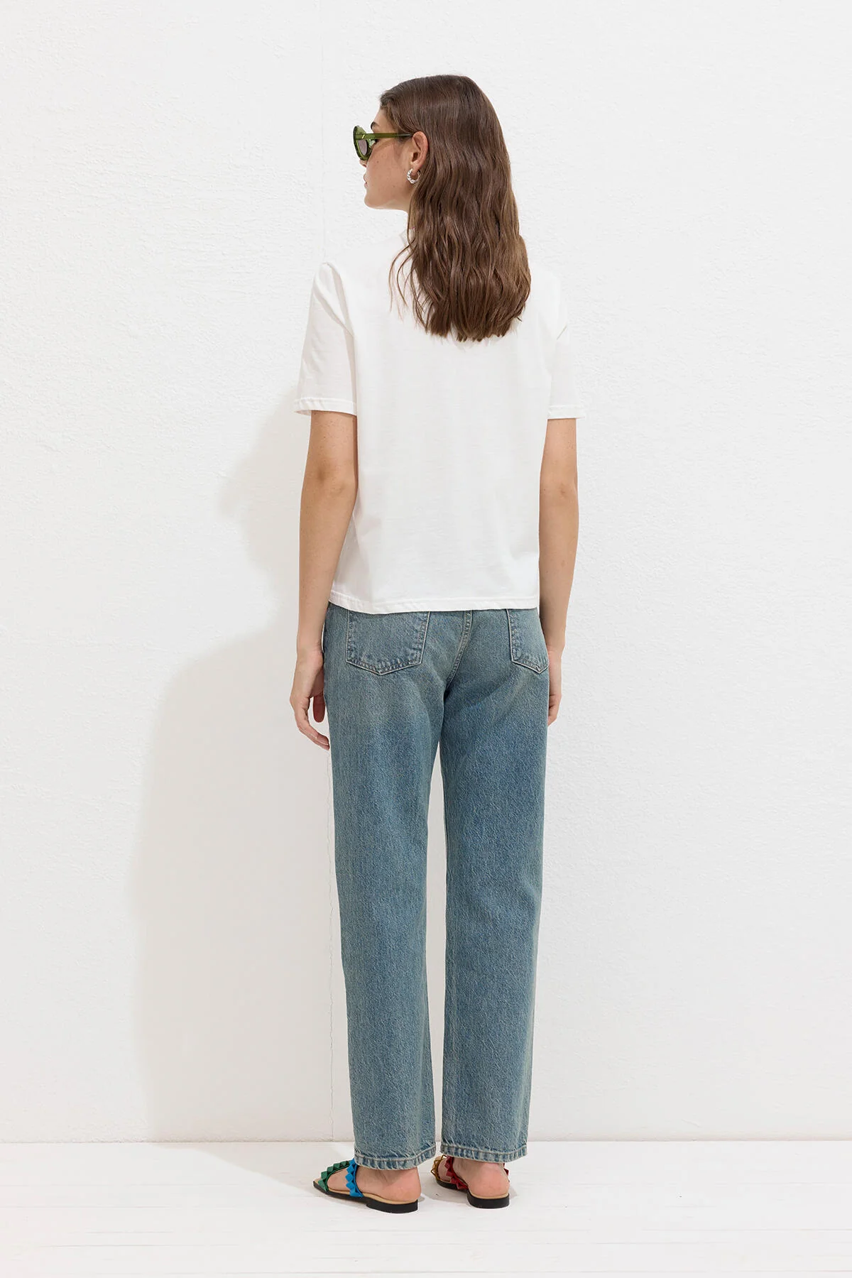 Printed T-Shirt With Stitching Details Dolce Vita - Image 6