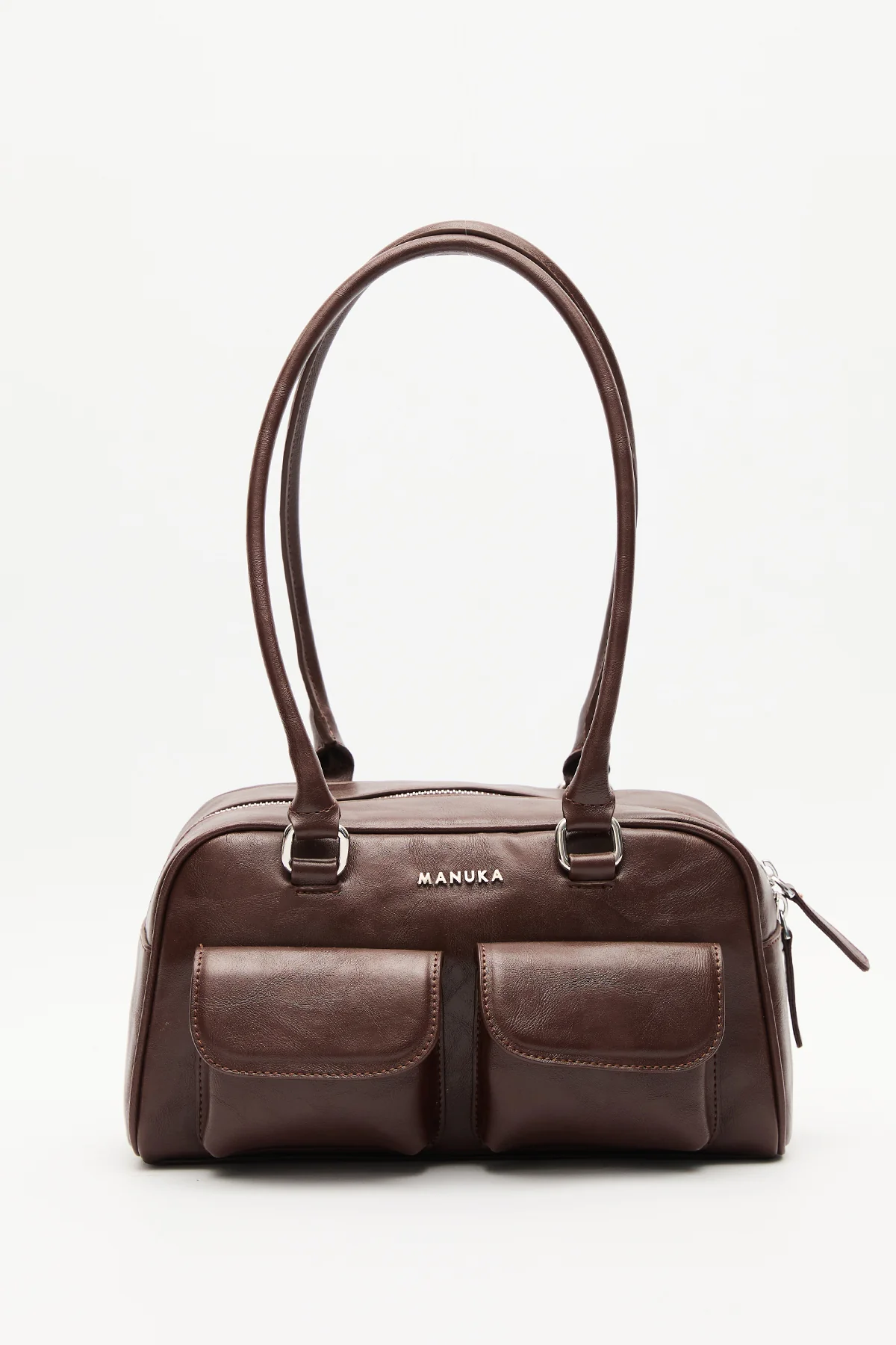 Retro Pocket Bag Brown - Image 5
