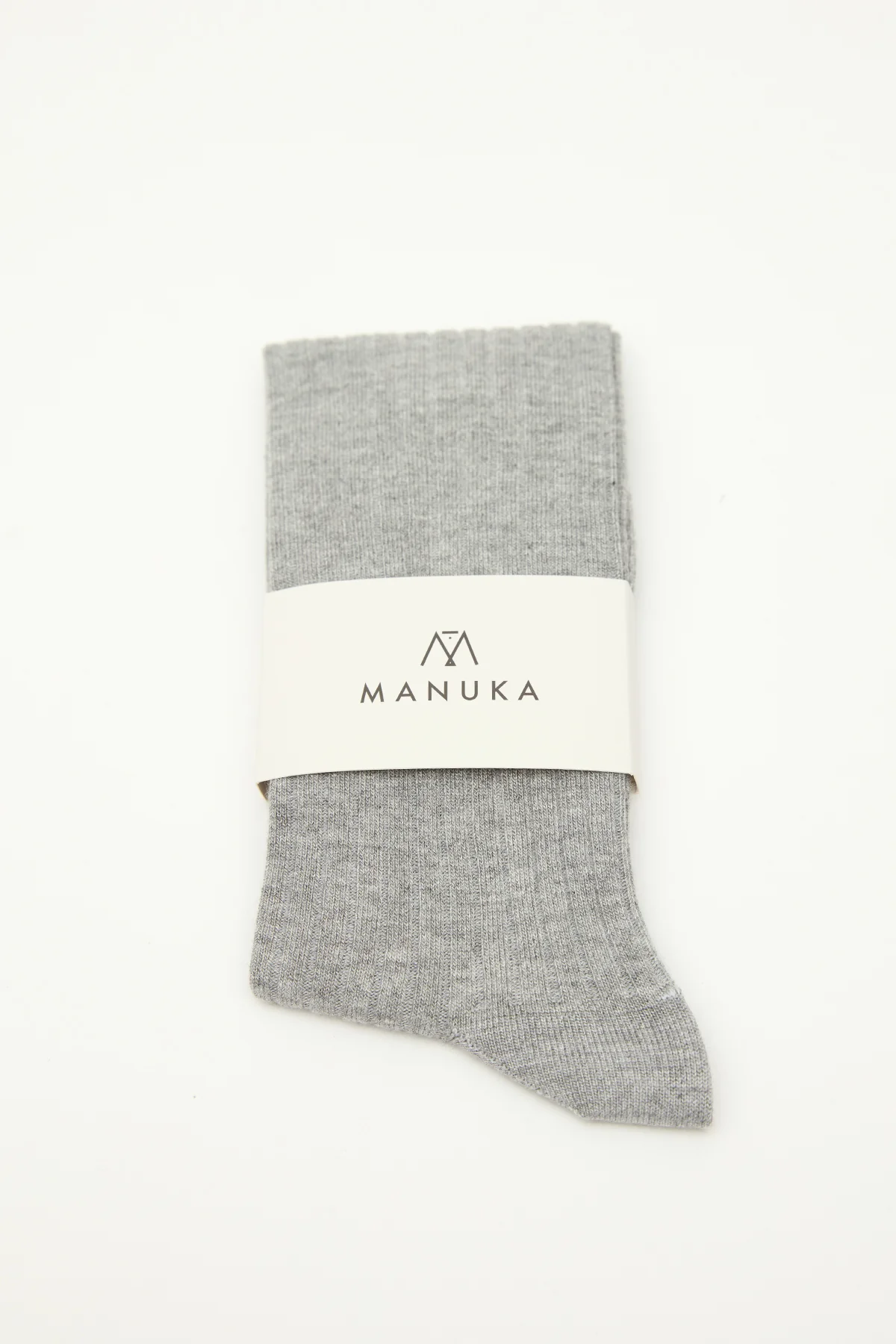 Ribbed Long Socks Grey - Image 4