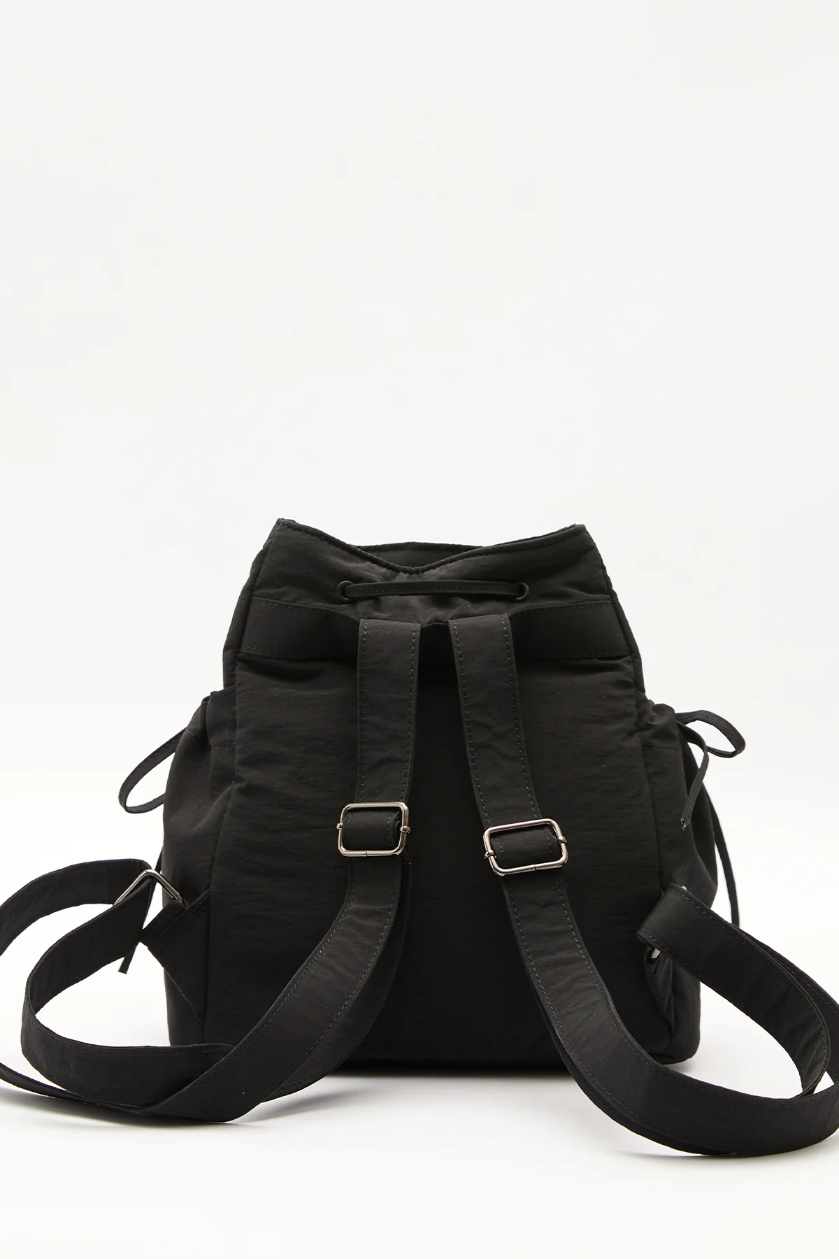 Ruched Backpack Black - Image 6