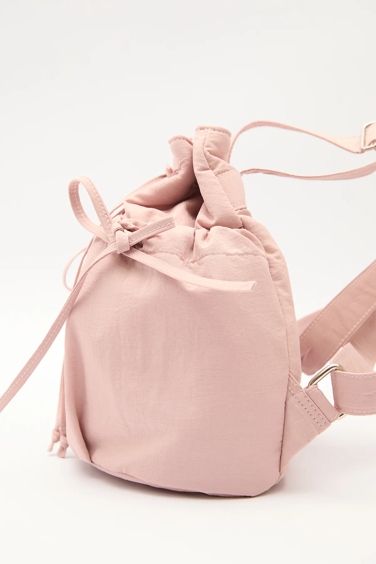 Ruched Backpack Pink - Image 5