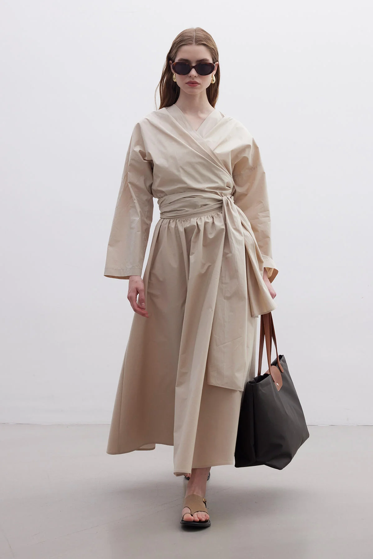 Ruffled Premium Skirt Camel - Image 5