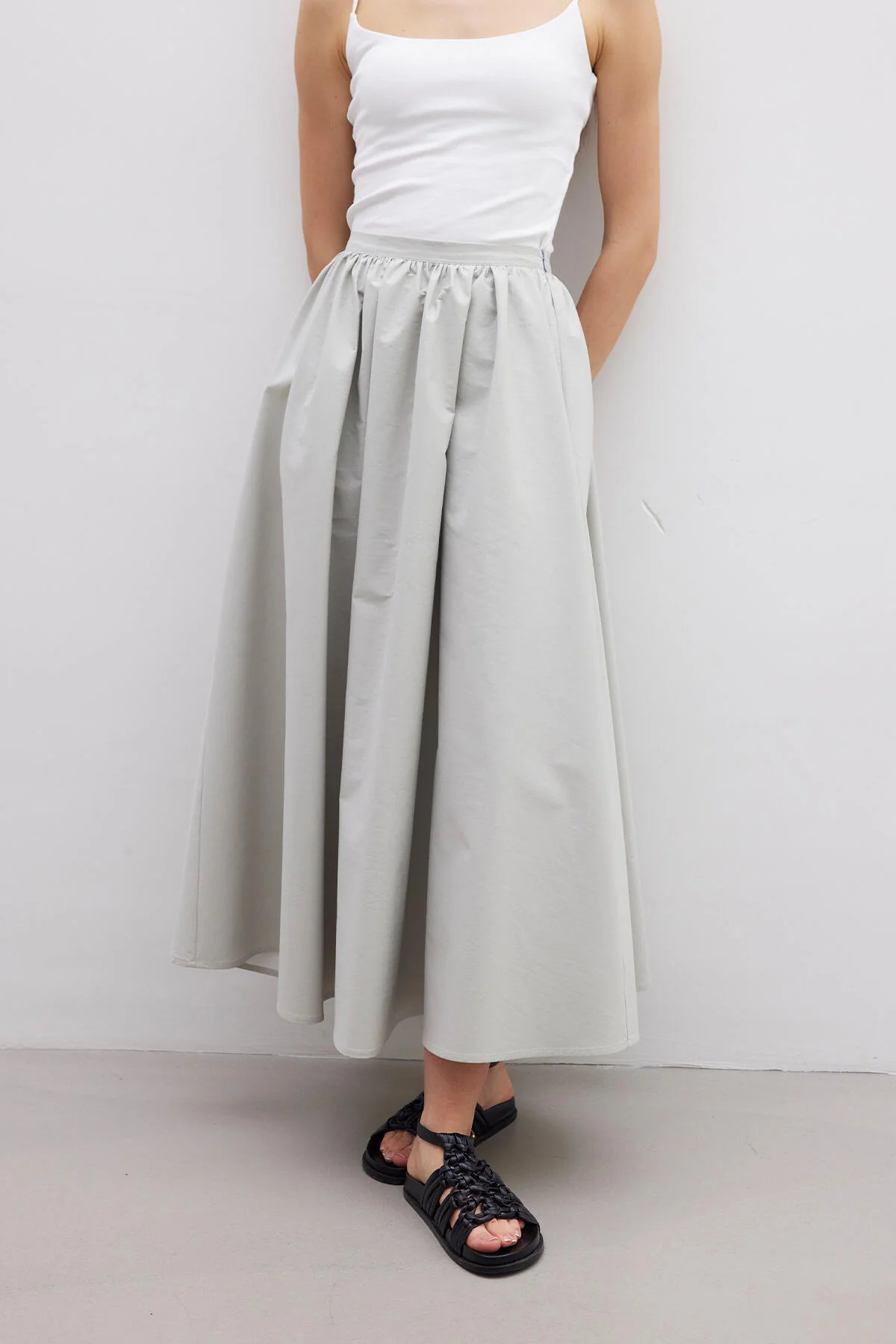 Ruffled Premium Skirt Green - Image 7