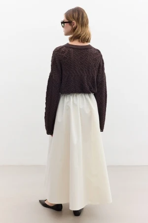 Ruffled Premium Skirt Soft Yellow - Image 14