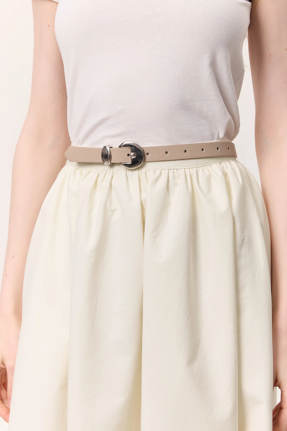 Ruffled Premium Skirt Soft Yellow - Image 16