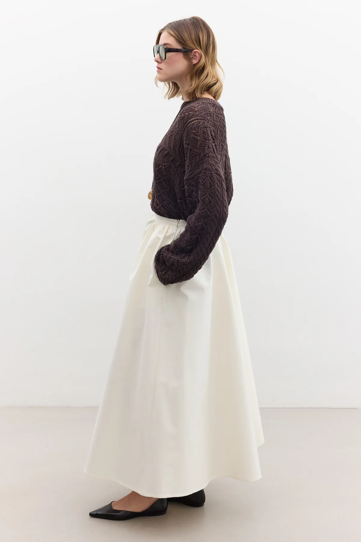 Ruffled Premium Skirt Soft Yellow - Image 7