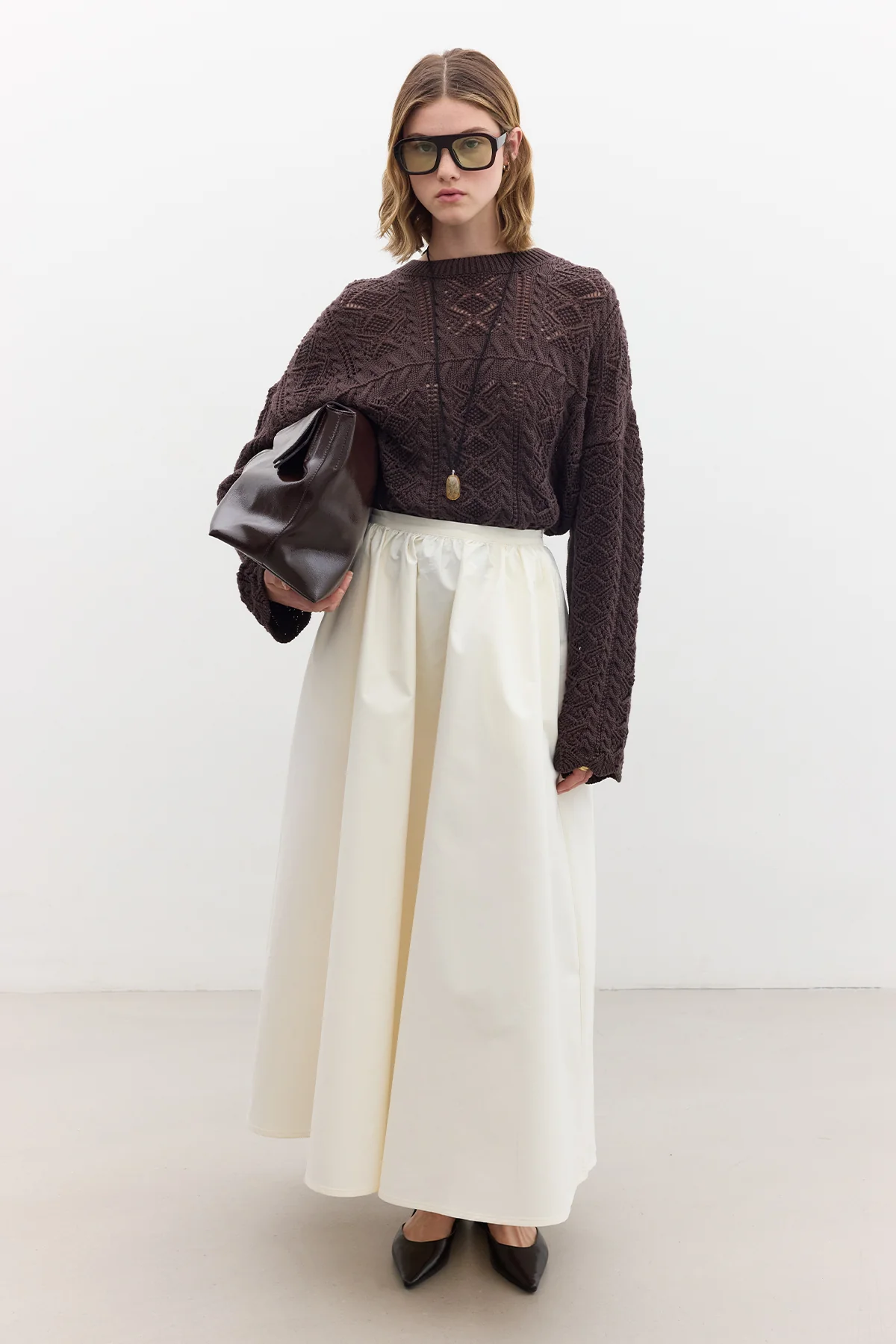 Ruffled Premium Skirt Soft Yellow - Image 9