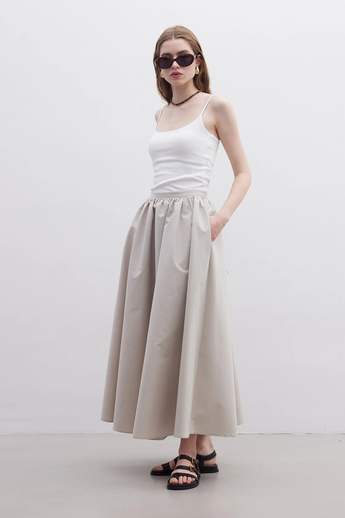 Ruffled Premium Skirt Stone - Image 5