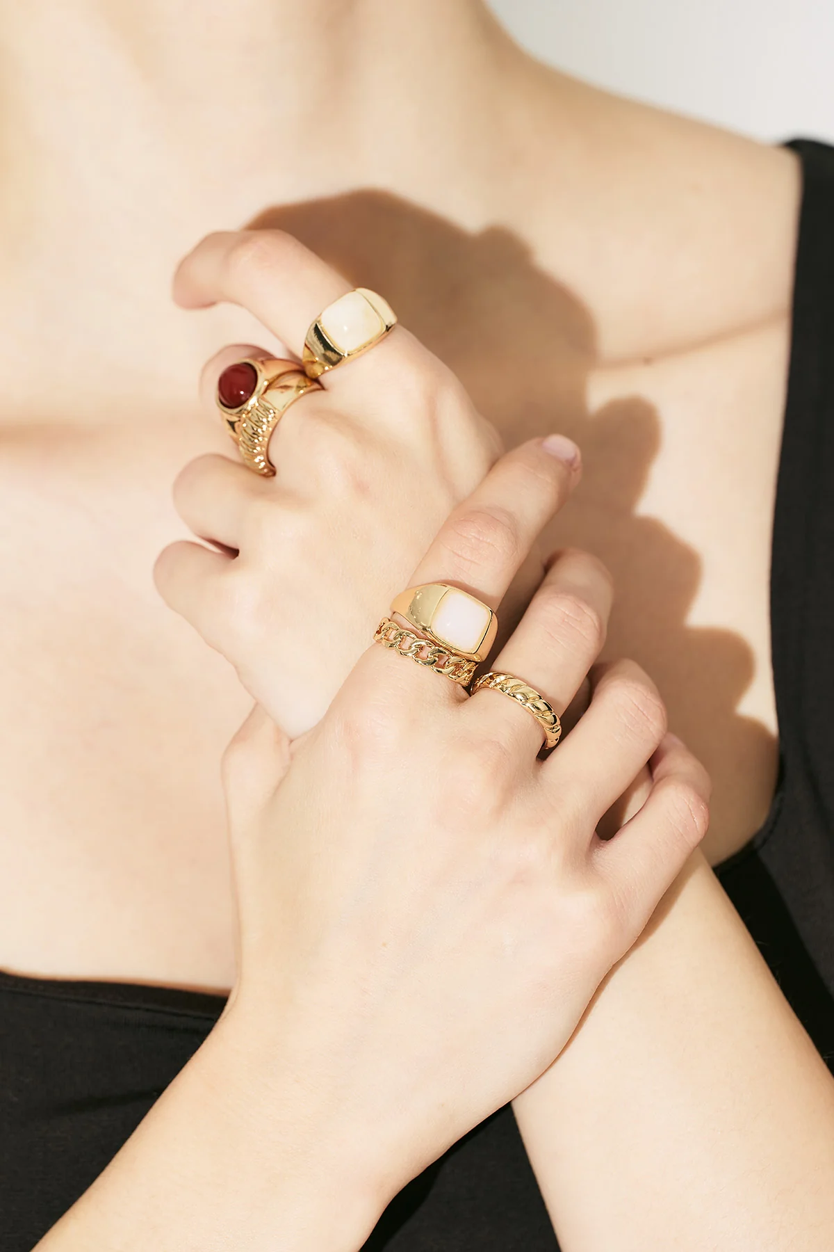 Rupa Ring Set Gold