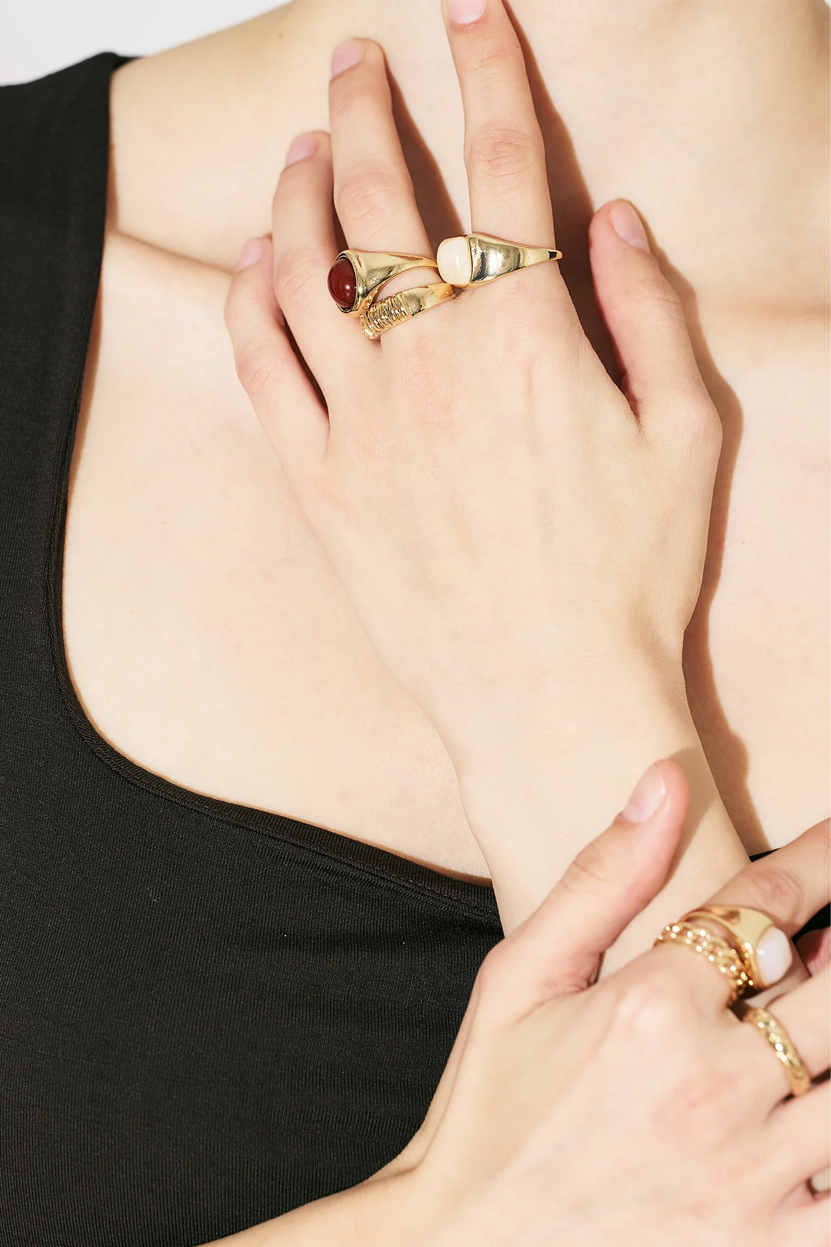 Rupa Ring Set Gold - Image 2