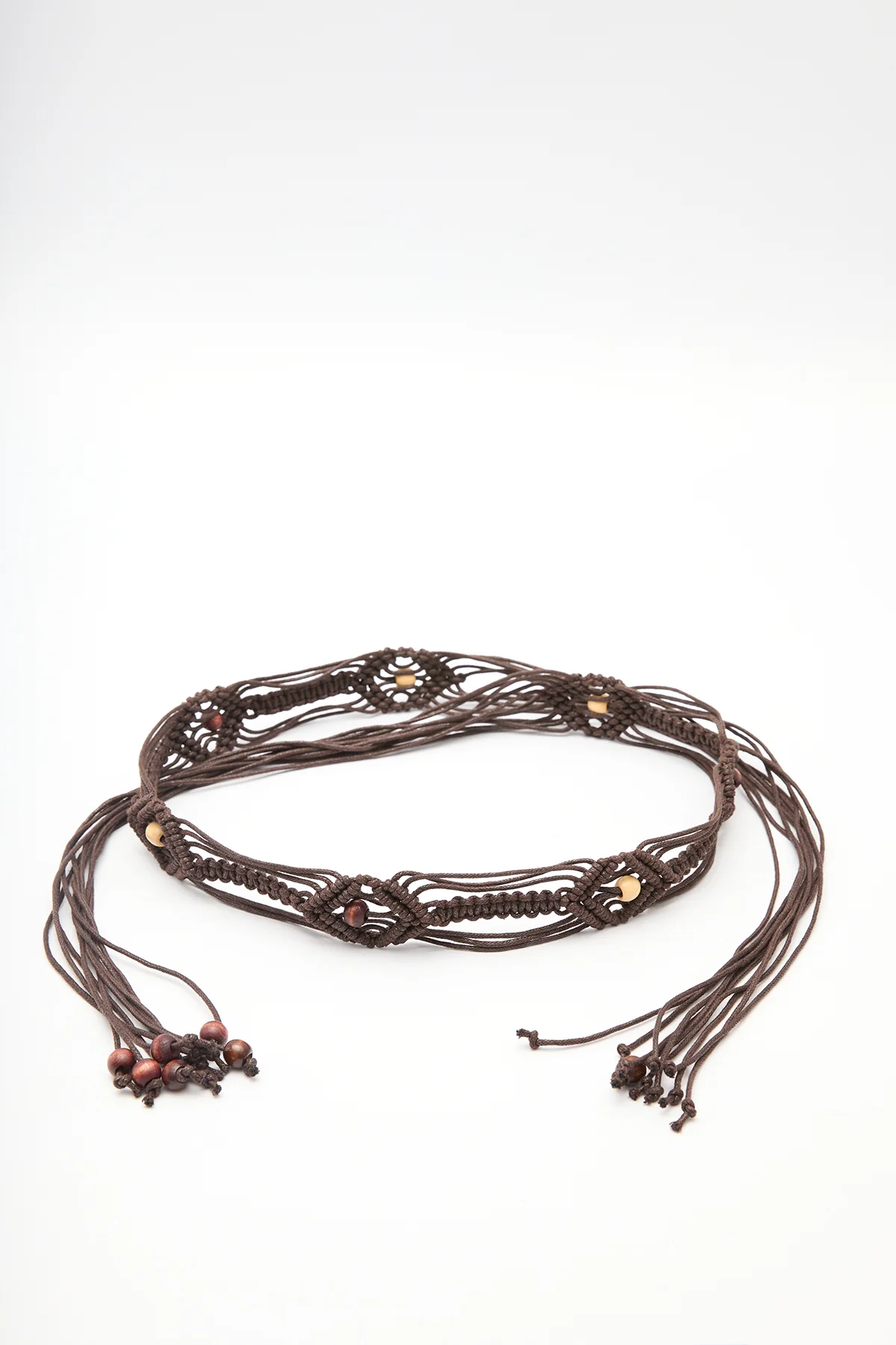 Rustic Braided Belt Brown - Image 5