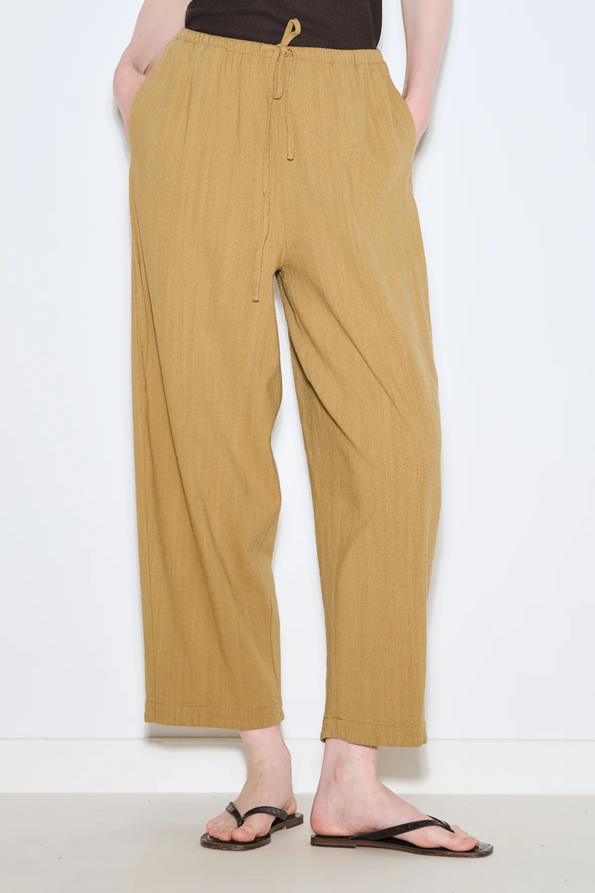 Rustic Relaxed Trousers Saffron - Image 4