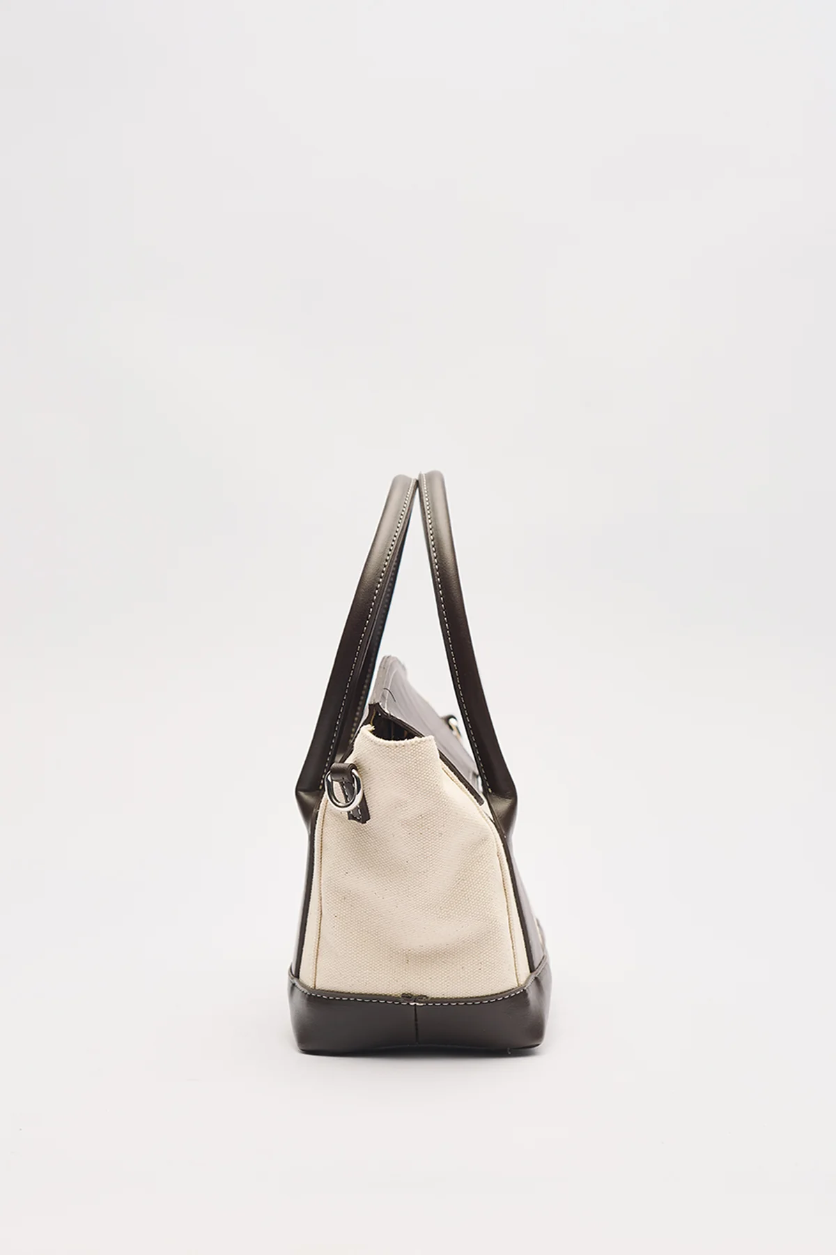 Ruth Flap Mini Canvas Bag Brown - Image 6