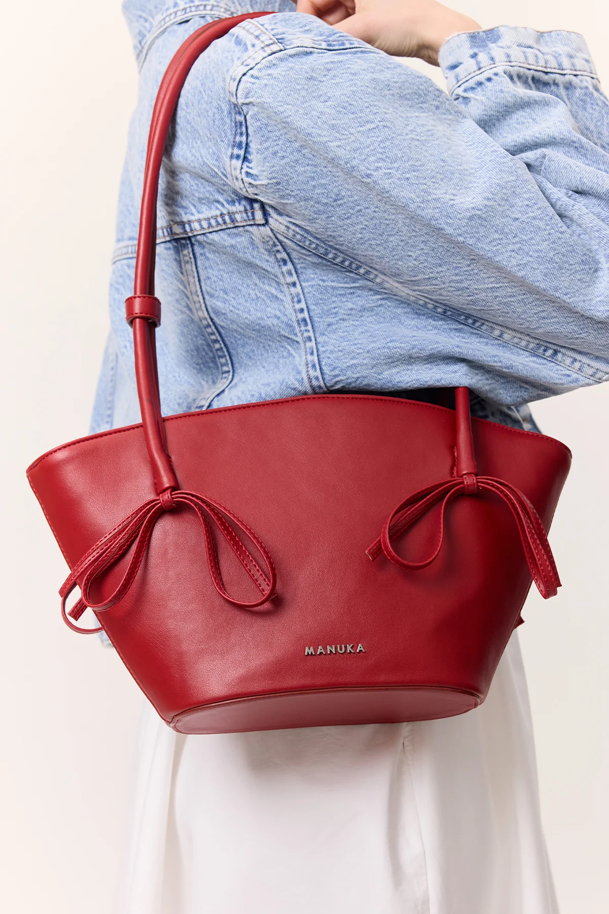 Sandy Bow Bag Red - Image 4