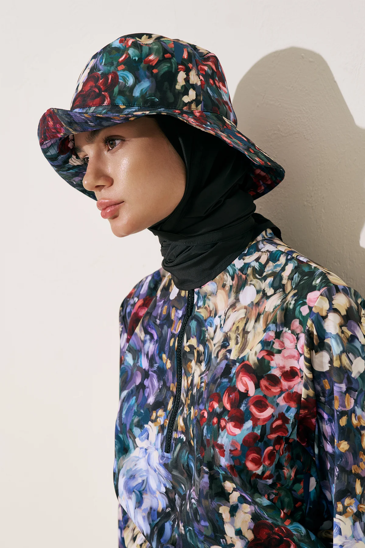 Scarf Detail Bucket Hat Color Palette - Image 2