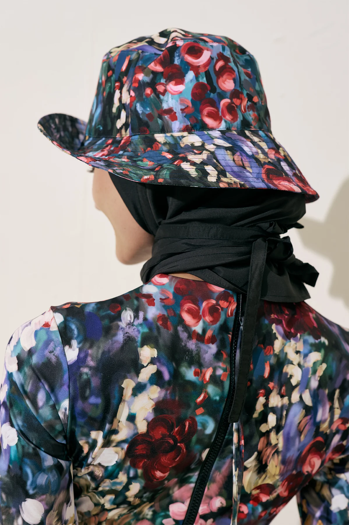 Scarf Detail Bucket Hat Color Palette - Image 5