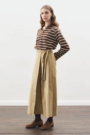 Skirt Style Pants Camel - Image 5