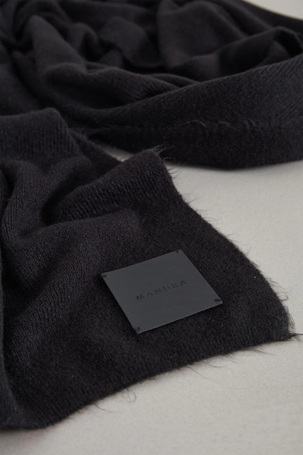 Soft Cozy Scarf Black - Image 4