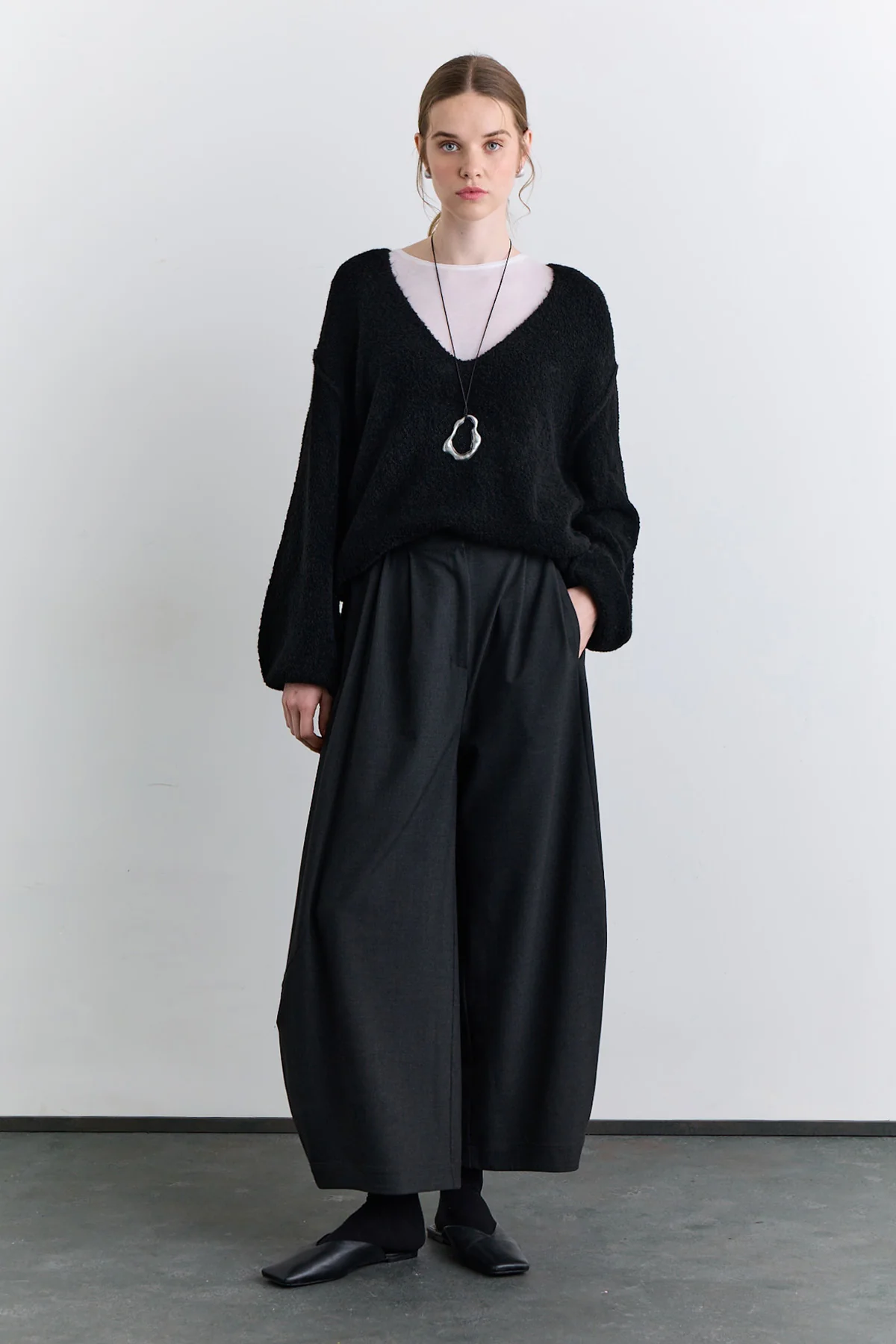 Soft Touch Knit Sweater Black - Image 4