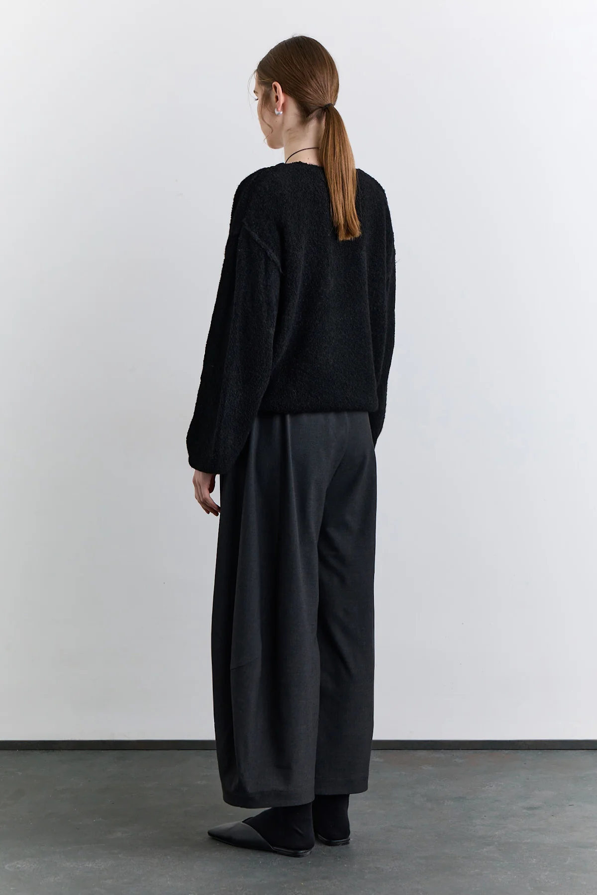 Soft Touch Knit Sweater Black - Image 7