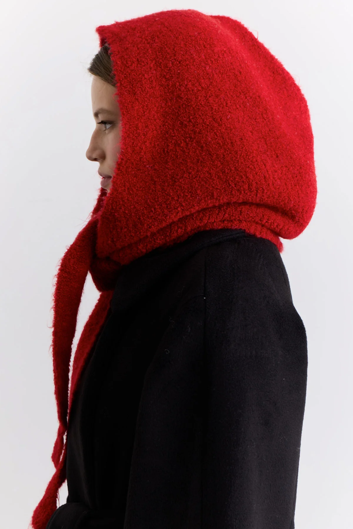 Soft Touch Tie Hood Red - Image 2