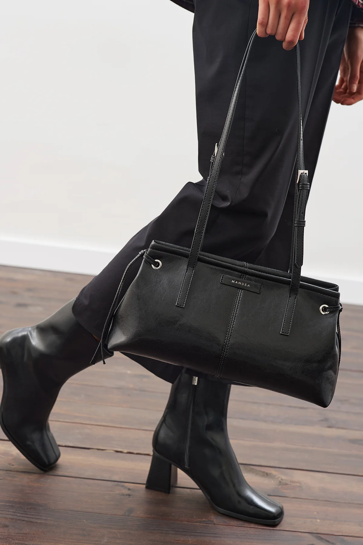 Stripe-Detail Bag Black - Image 3