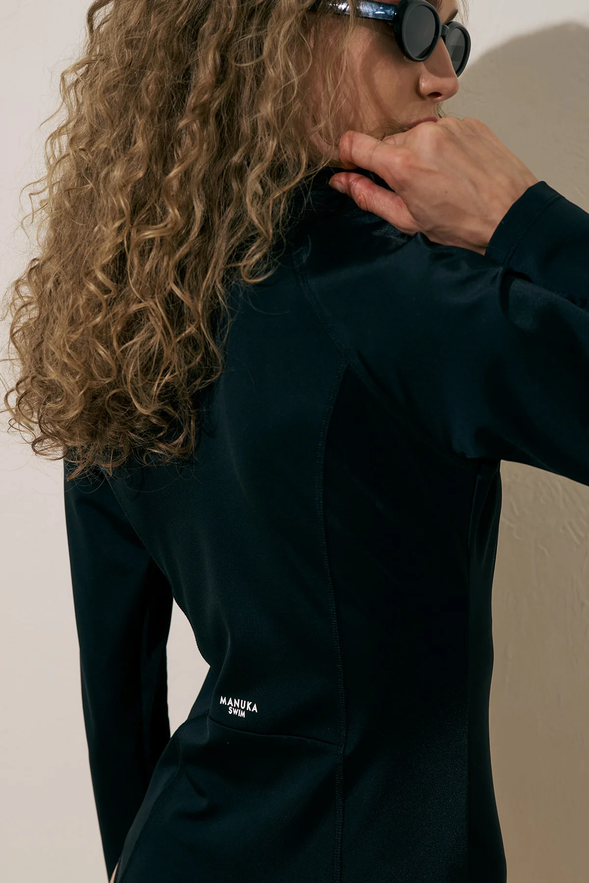 Striped Surf Suit Black - Image 5