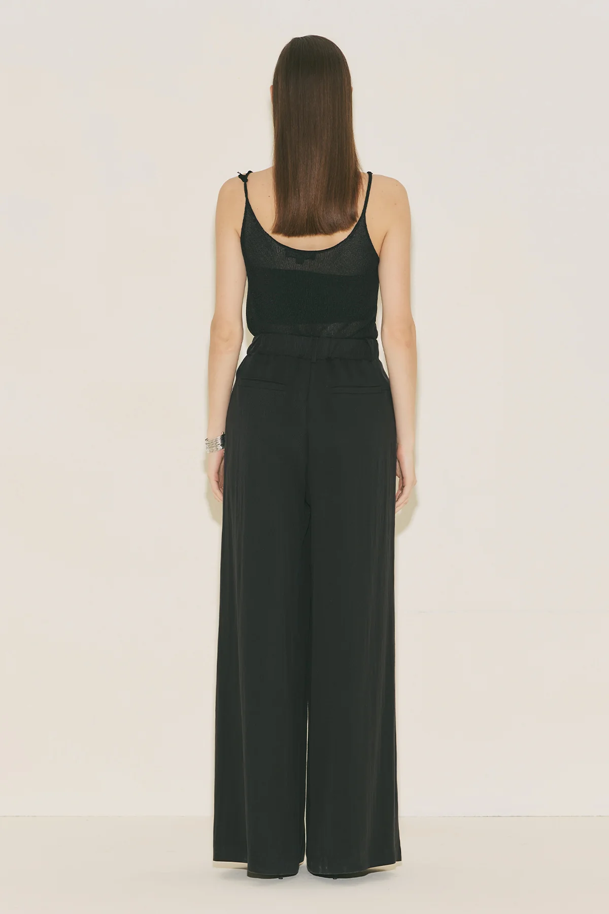 Tansy Pleated Trousers Black - Image 10
