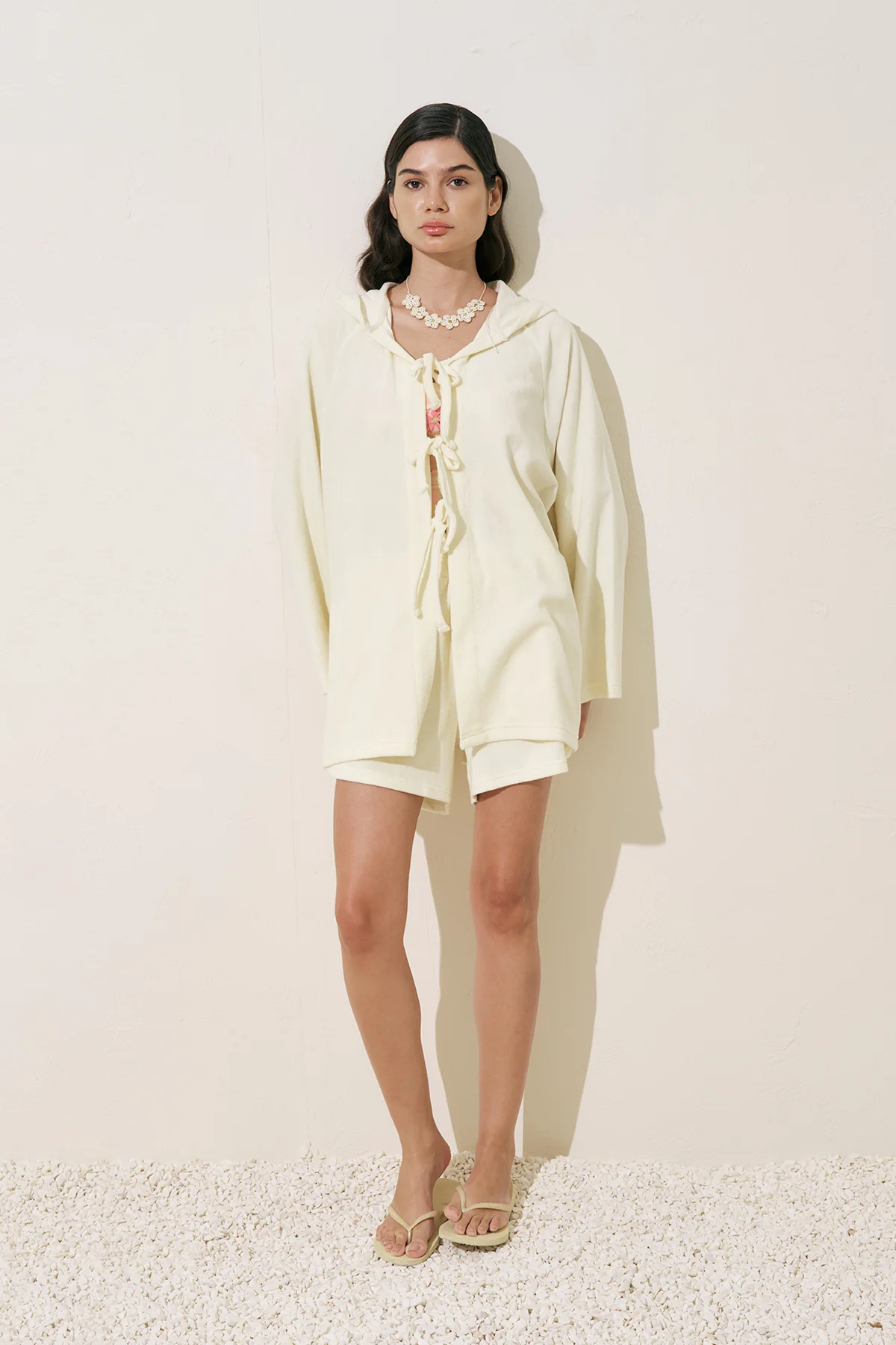 Terry Fabric Kimono Vanilla - Image 7
