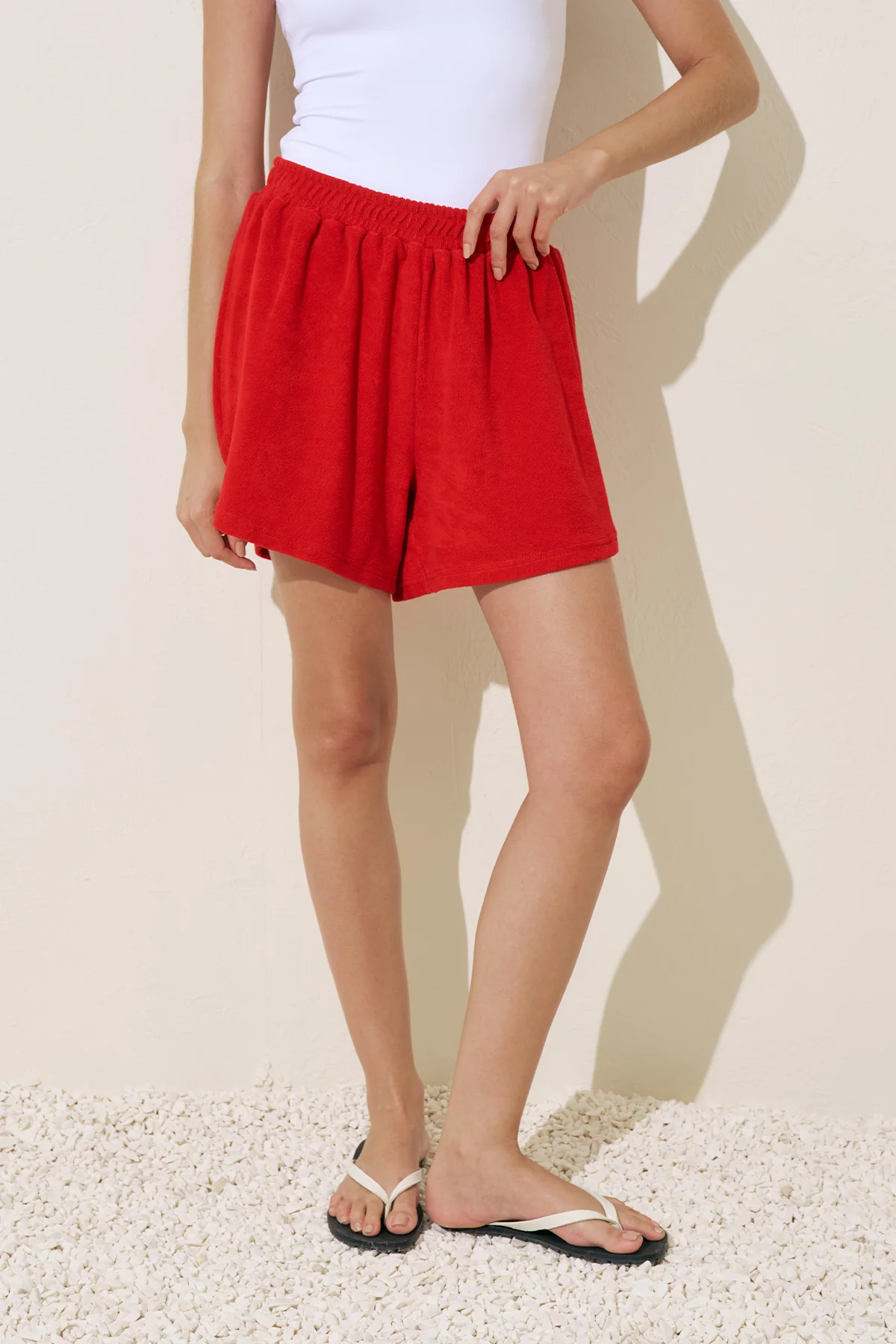 Terry Shorts Red - Image 6