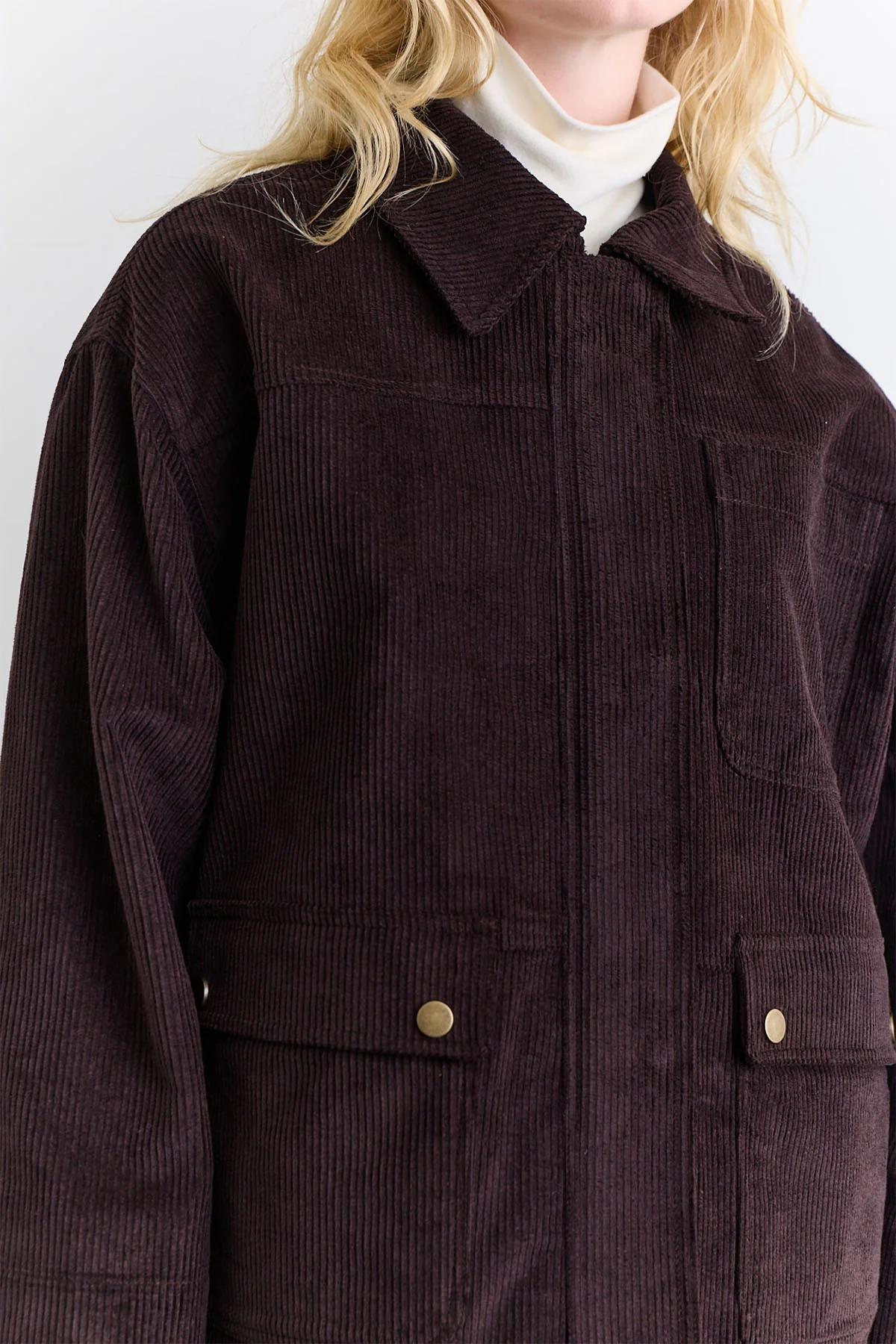 Velvet Worker Jacket Brown - Image 5