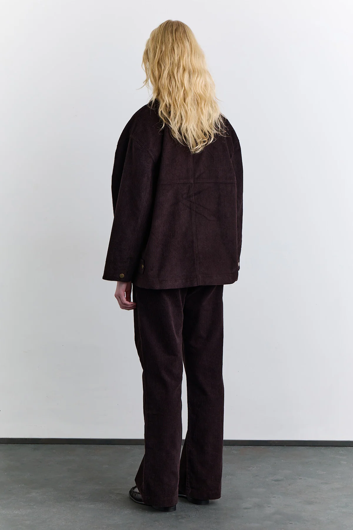 Velvet Worker Jacket Brown - Image 6