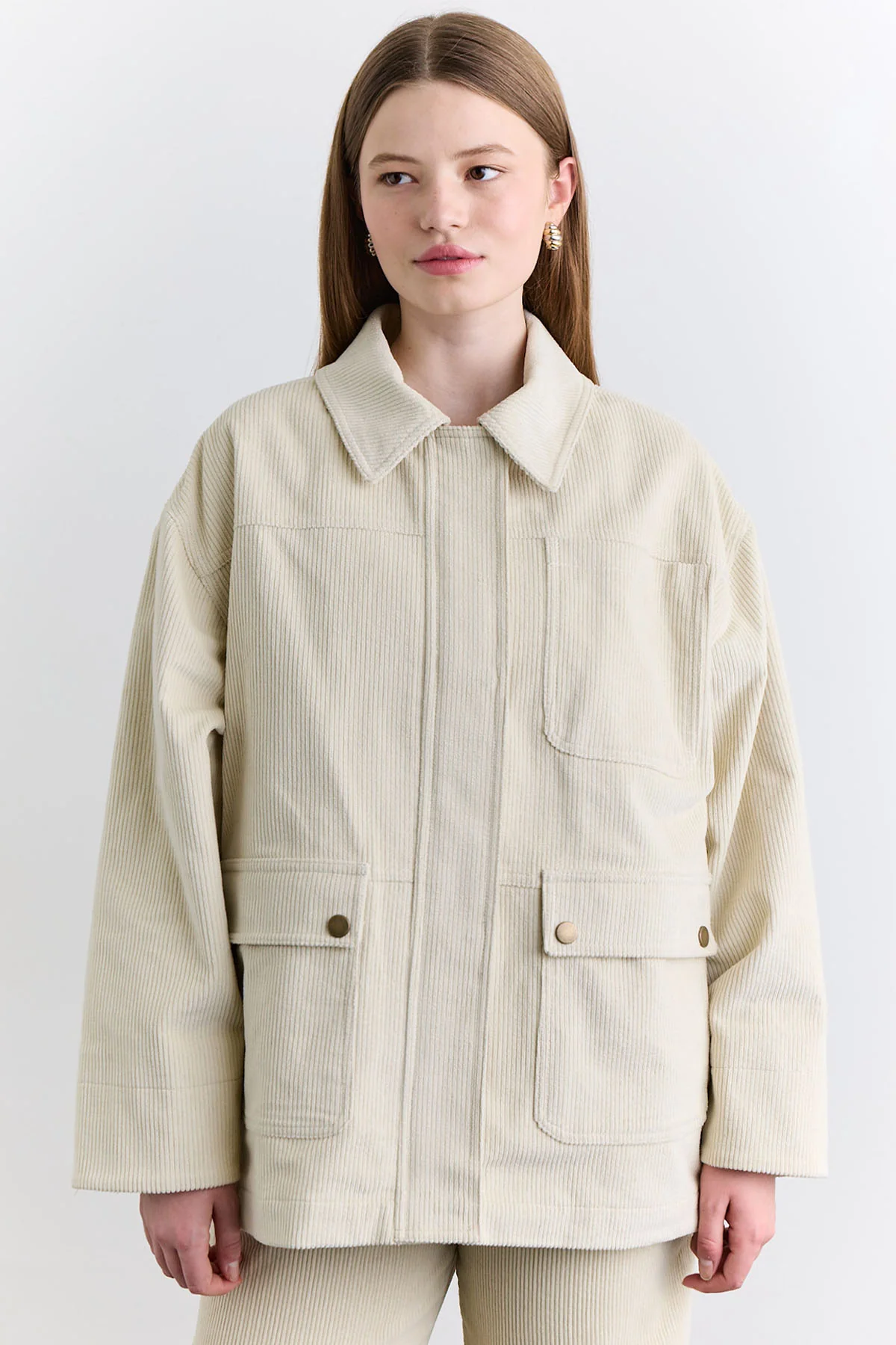 Velvet Worker Jacket Vanilla - Image 5