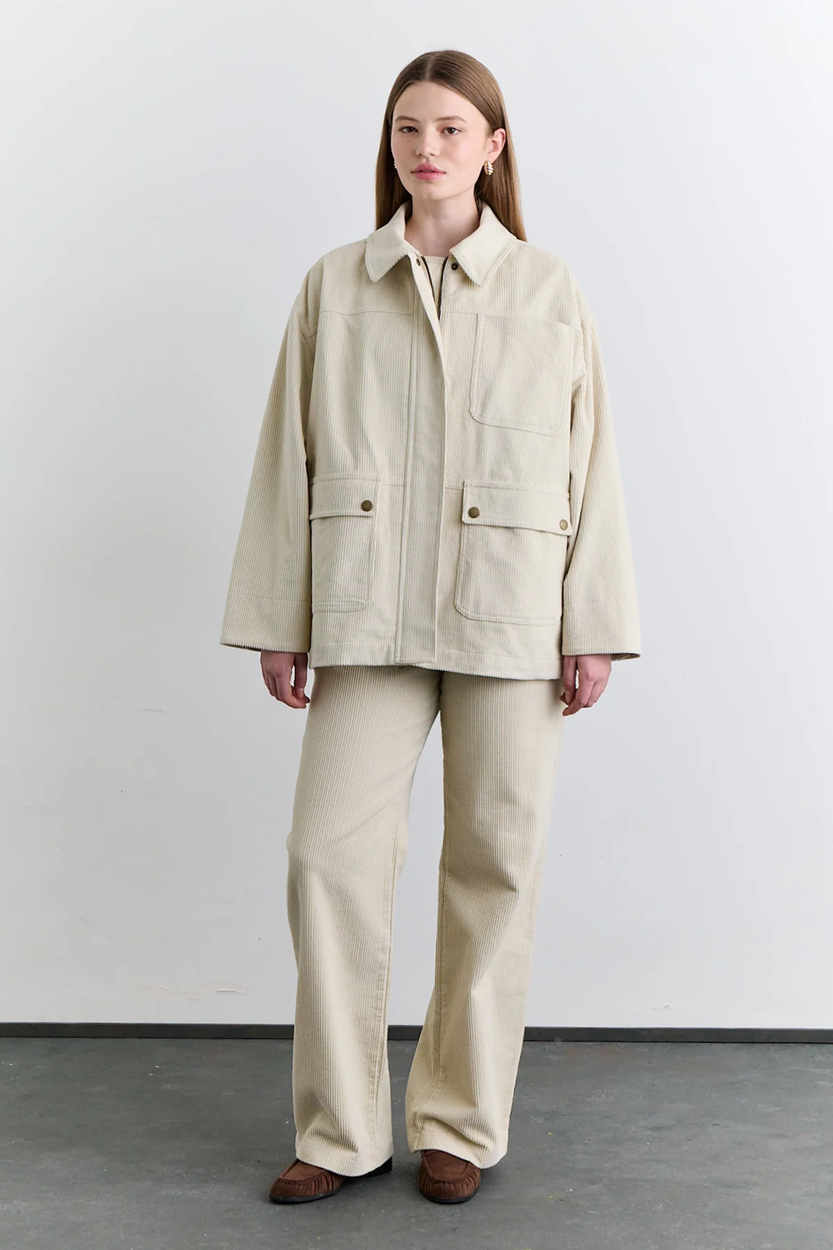 Velvet Worker Jacket Vanilla - Image 9