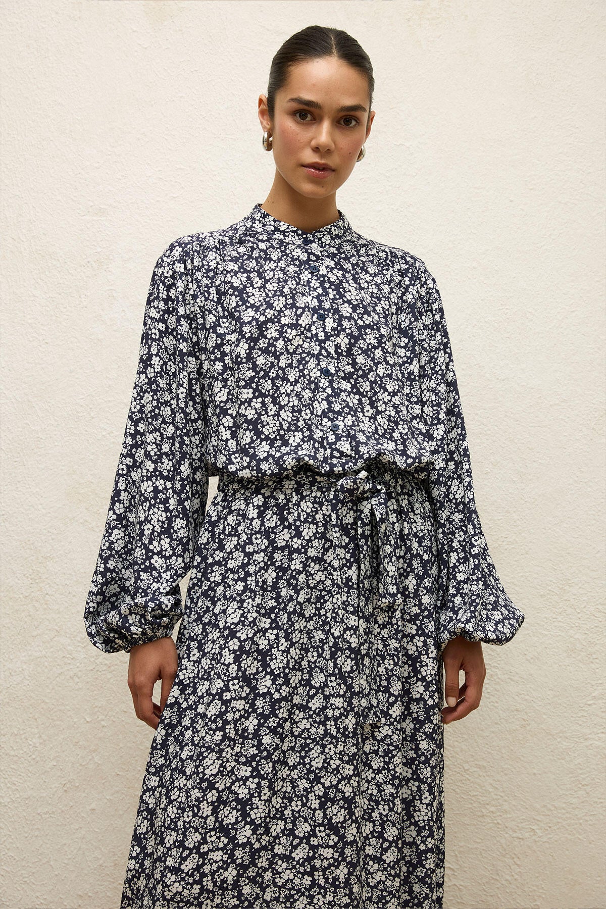 Viscose Patterned Dress Floral - Image 2