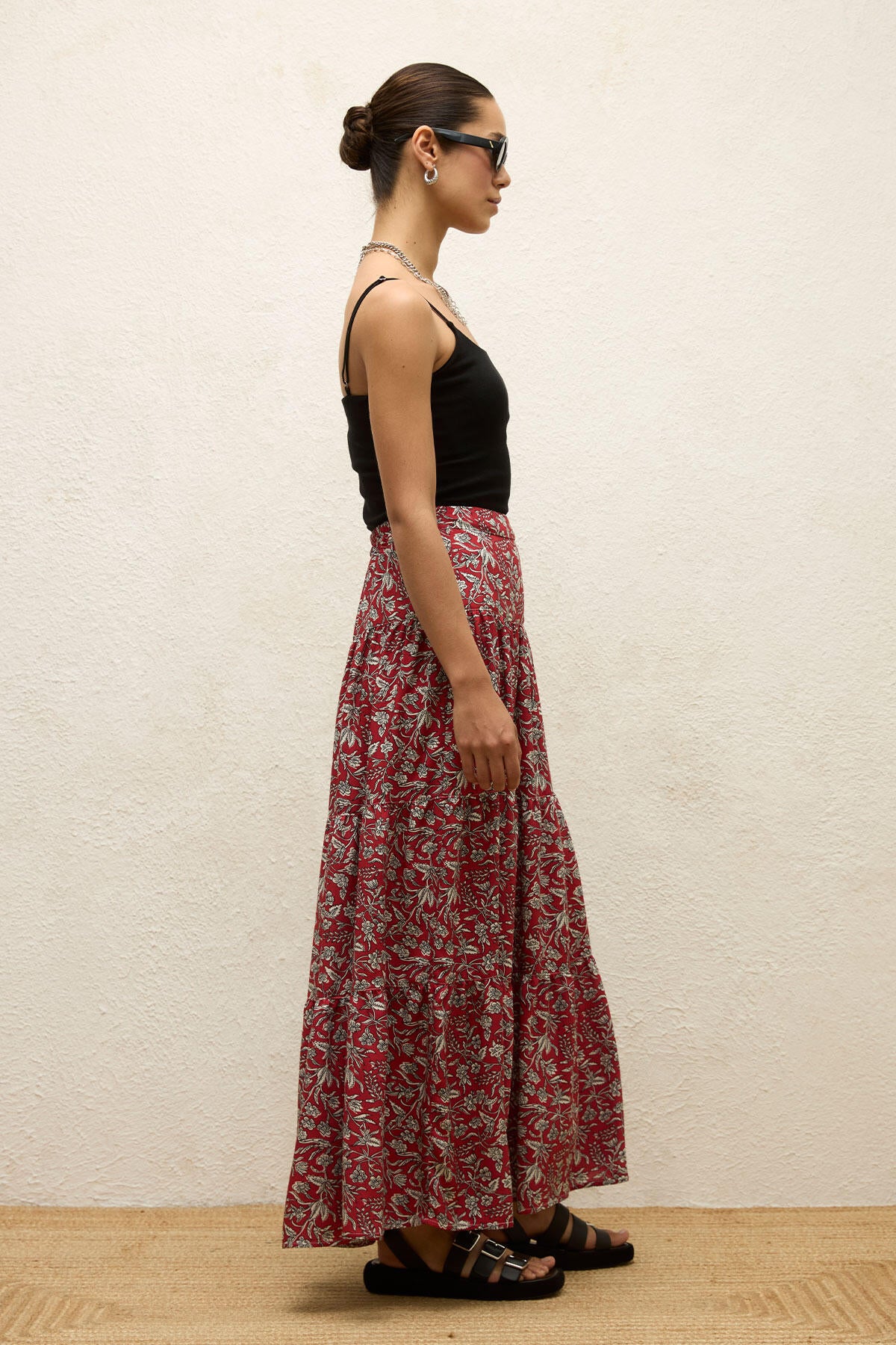 Viscose Patterned Skirt Ethnic - Image 5