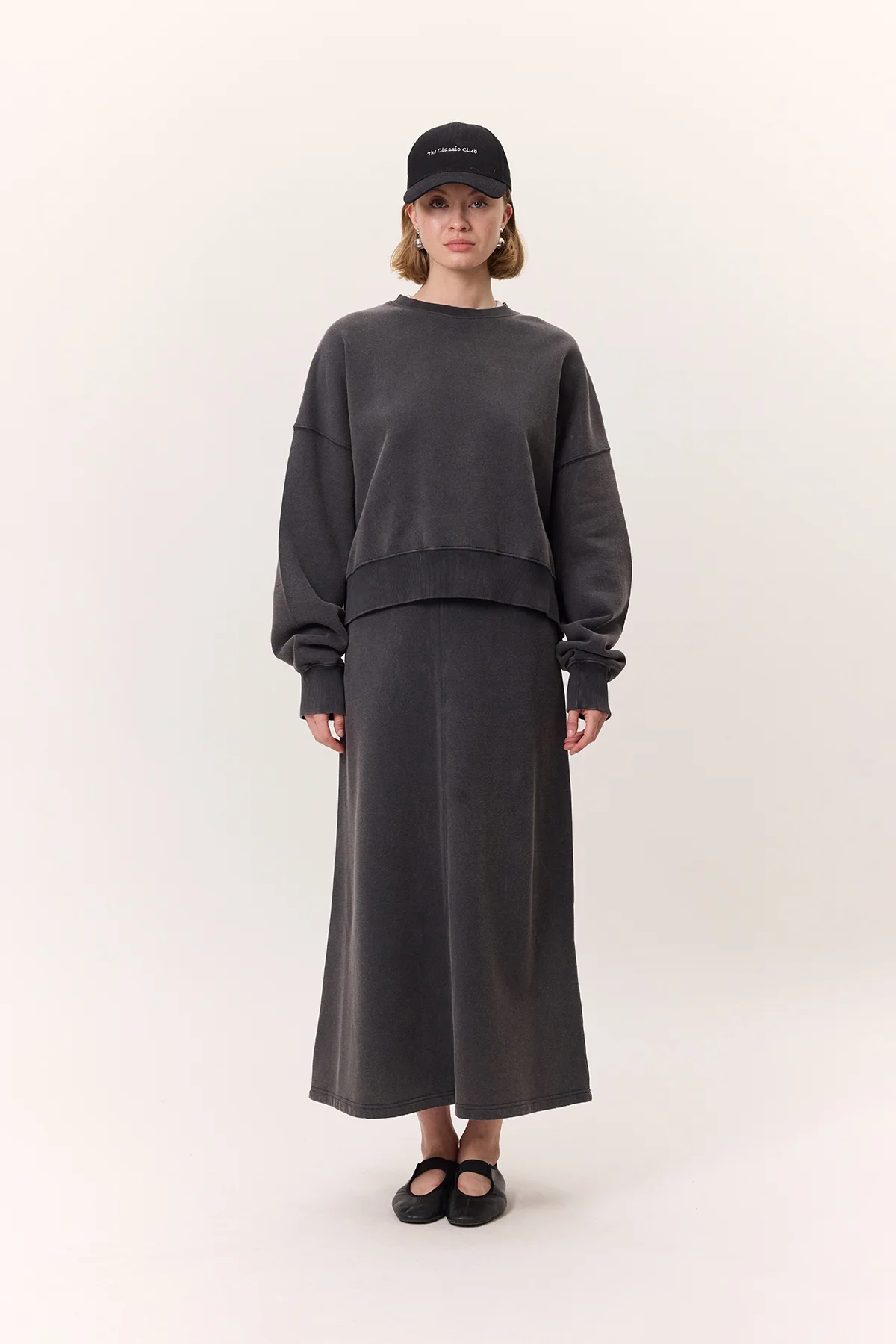 Washed Sweatshirt Anthracite - Image 4