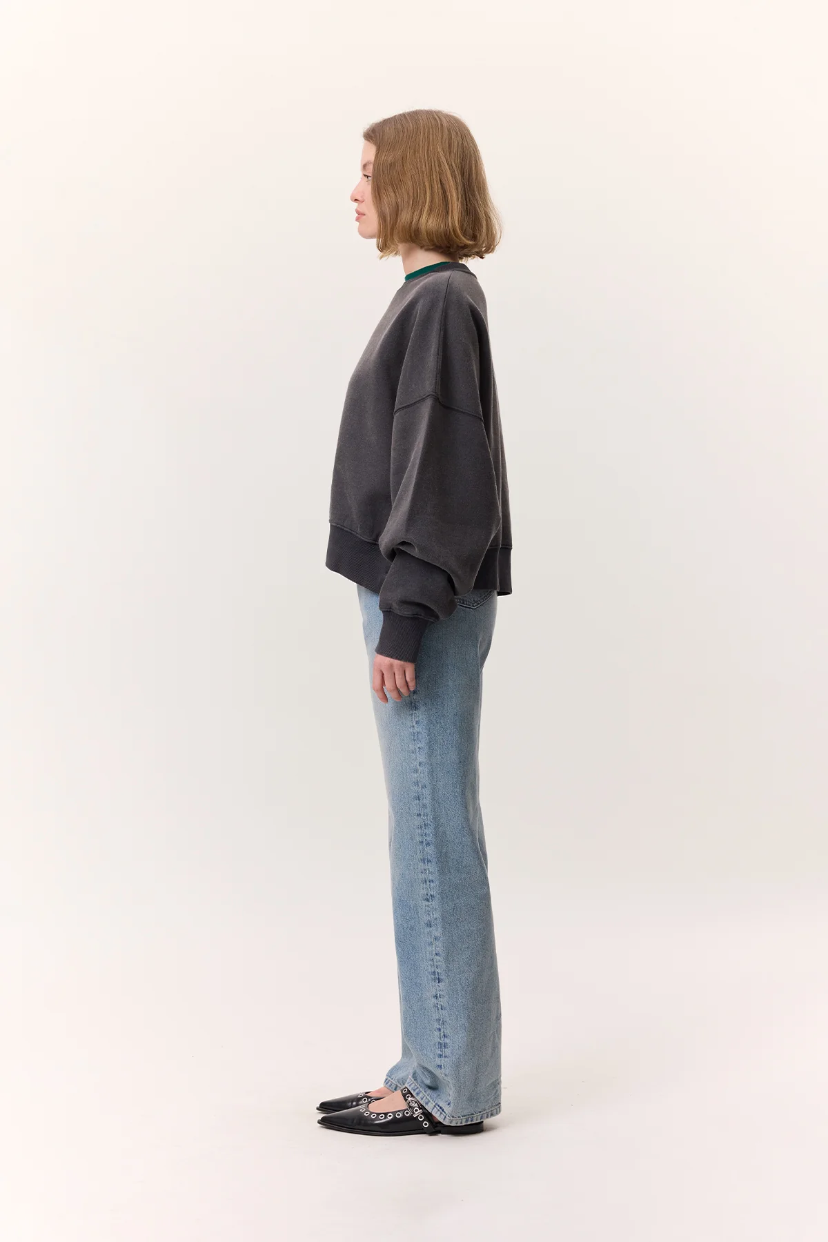 Washed Sweatshirt Anthracite - Image 5