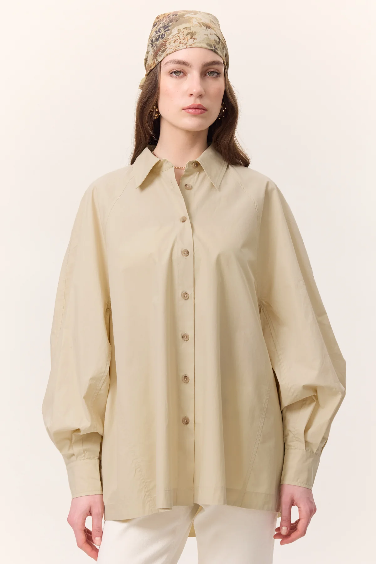 Wide Sleeve Shirt Yellow - Image 3