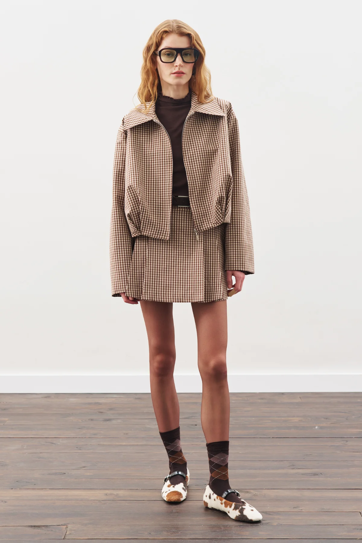 Wrap Mini Skirt Plaid - Image 2