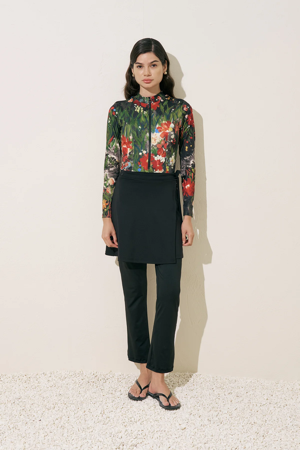 Zip Surf Suit Dark Garden - Image 5